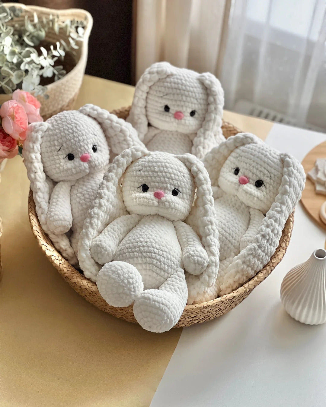 Lala & Topa – 3-in-1 Crochet Set with Christmas Outfit