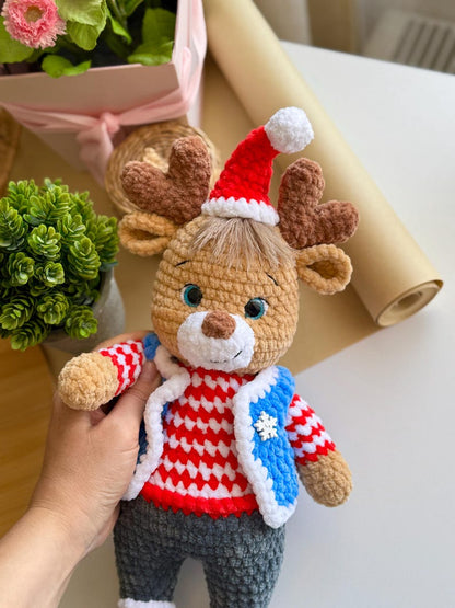 Reindeer Lenya – Christmas Crochet Pattern