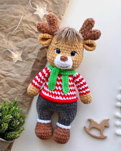 Reindeer Lenya – Christmas Crochet Pattern