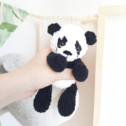 Panda – Virkmönster för en mjuk pandabjörn