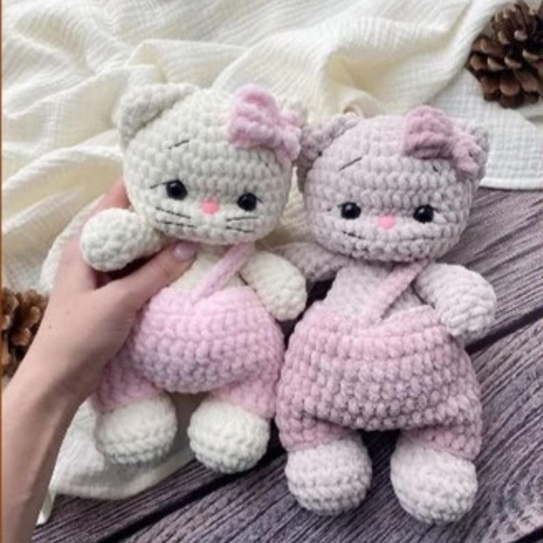 Söta Katter – 2-i-1 Virk-Bundle med Outfit