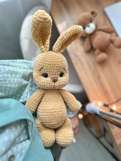 Kanin & Björn – 2-i-1 virkmönster