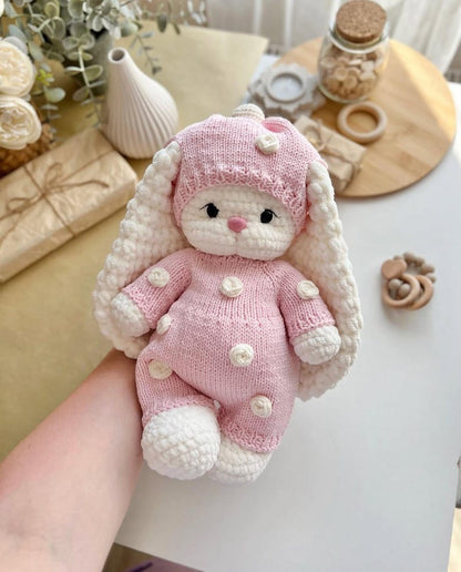 Knitting Set “Romance” – Outfit for Bunny Lala & Bear Topa