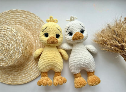 Lumi & Quacky – Goose & Chick Crochet Pattern