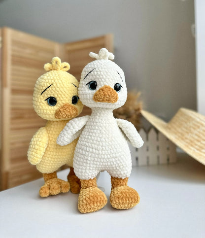 Lumi & Quacky – Goose & Chick Crochet Pattern
