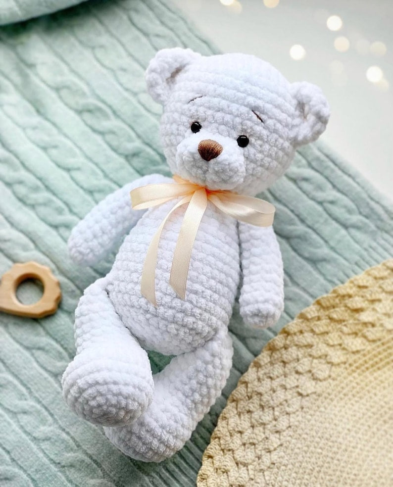 Topa – virkmönster – plyschbjörn