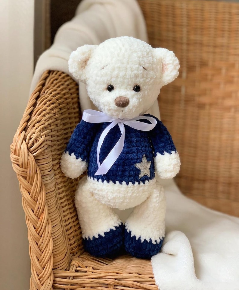 Crochet Pattern – Plush Bear “Topa”