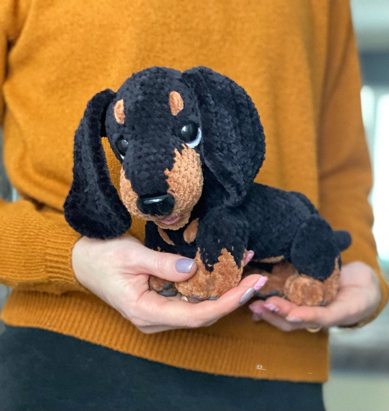 Tax – Virkmönster för en gosig hund