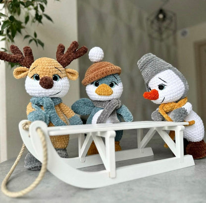 Christmas Toys – Crochet Pattern (3-in-1 Set)