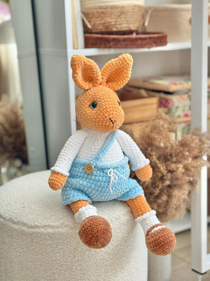 Austin – Plyschkanin med Outfit & Skor