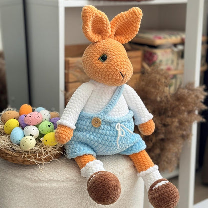 Austin – Plyschkanin med Outfit & Skor