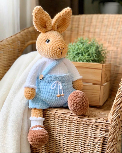 Austin – Plyschkanin med Outfit & Skor