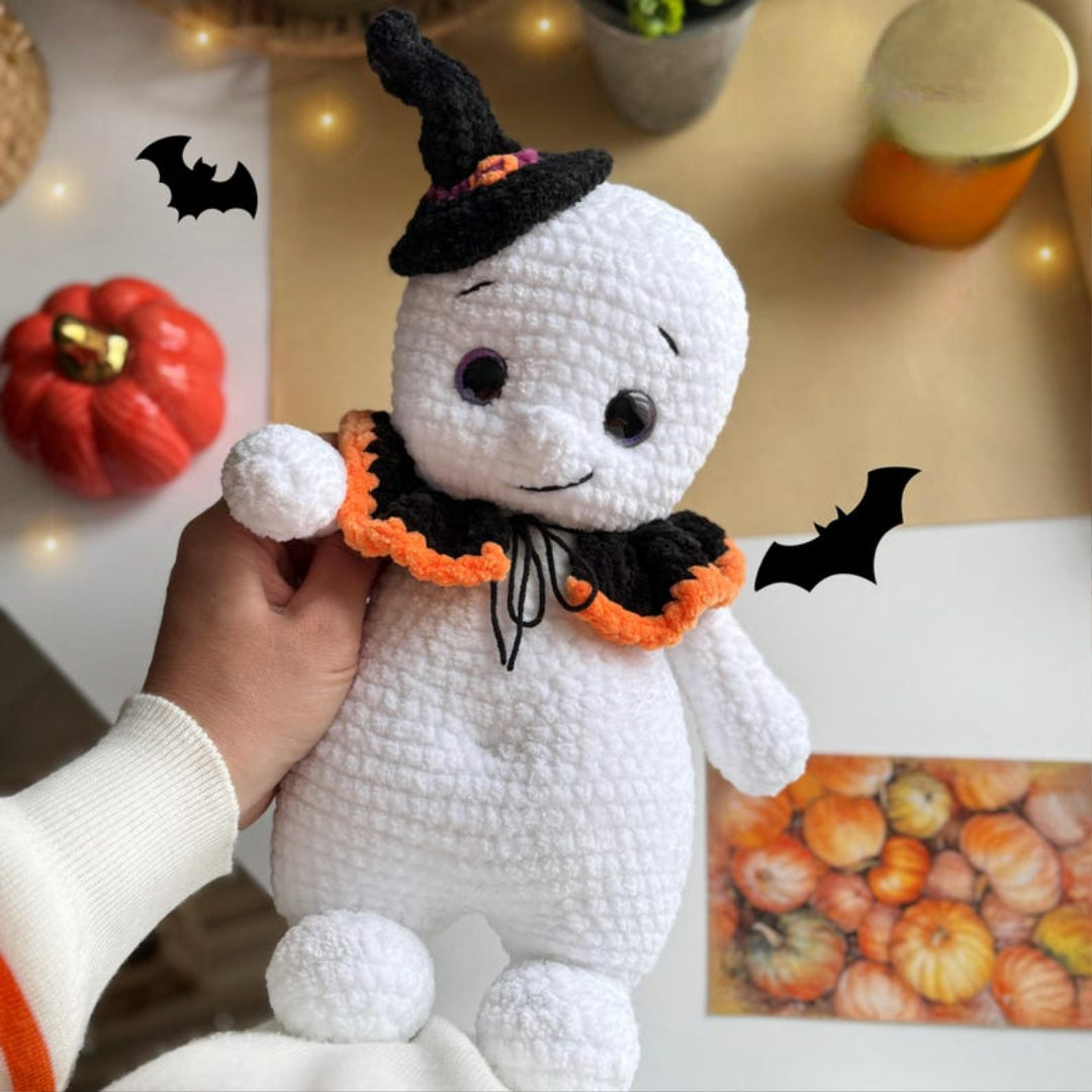 Ghost Boo – Crochet Pattern with Outfit 👻