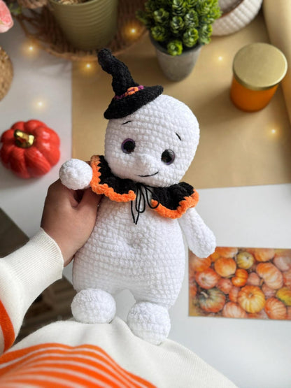 Ghost Boo – Crochet Pattern with Outfit 👻