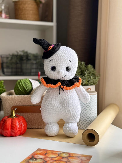 Ghost Boo – Crochet Pattern with Outfit 👻