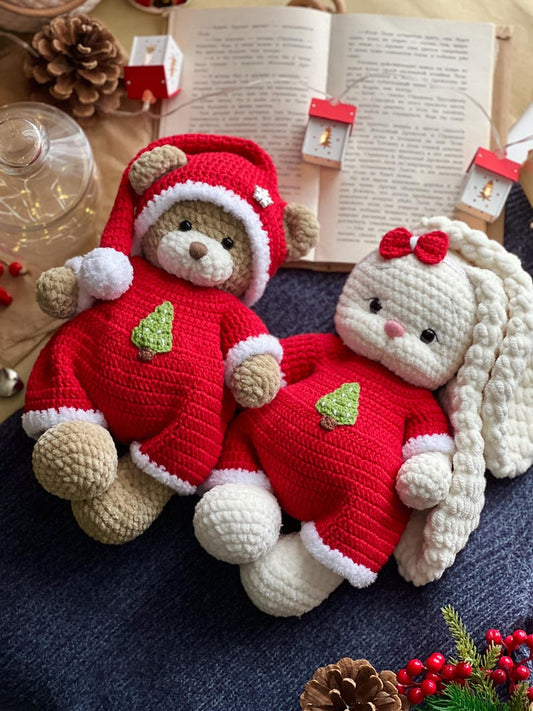 Christmas Outfit – for Bunny Lala & Bear Topa