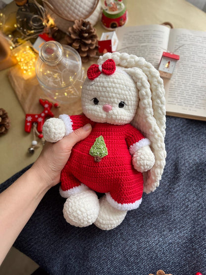 Lala & Topa – 3-in-1 Crochet Set with Christmas Outfit