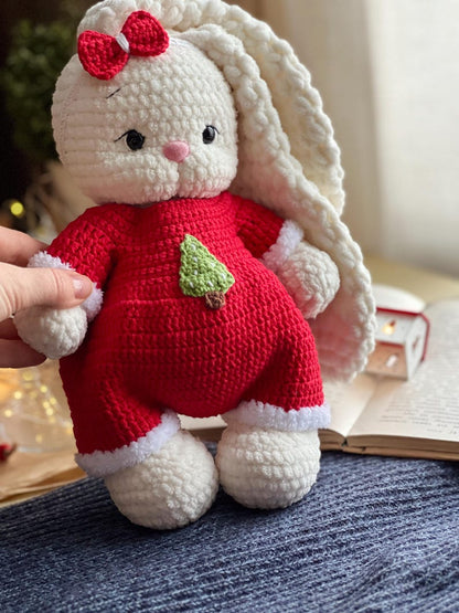 Lala & Topa – 3-in-1 Crochet Set with Christmas Outfit