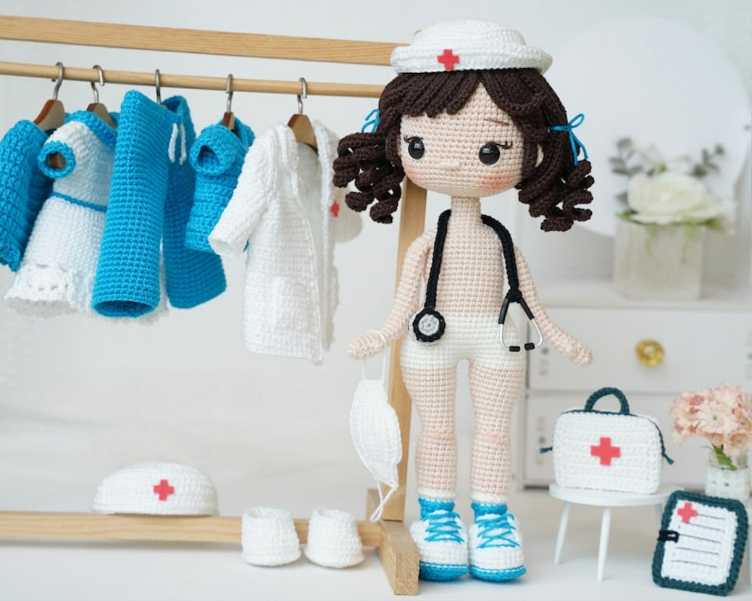 Helen the Nurse – Crochet Pattern with Outfit