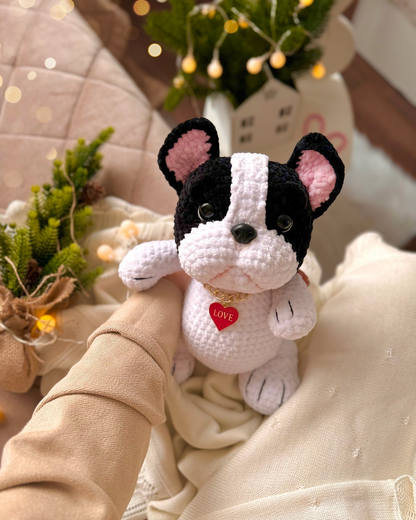 Bulldog & Mops – 2-i-1 virkmönster