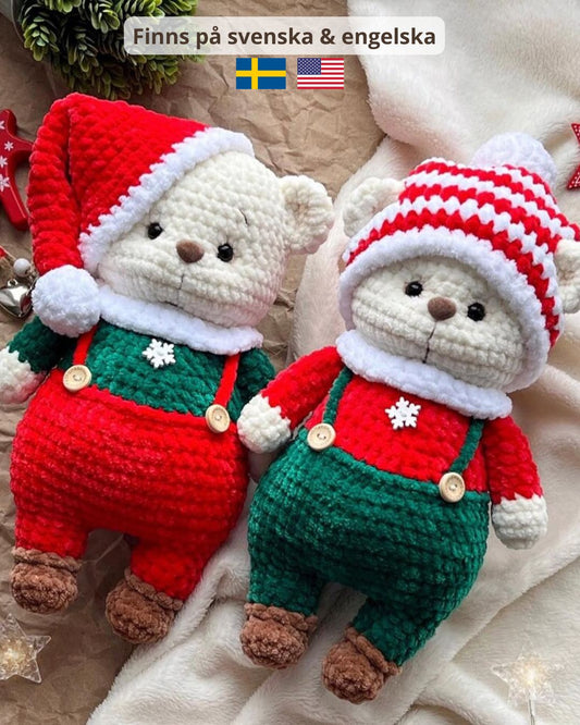 Julbjörn Bruno - Virkmönster